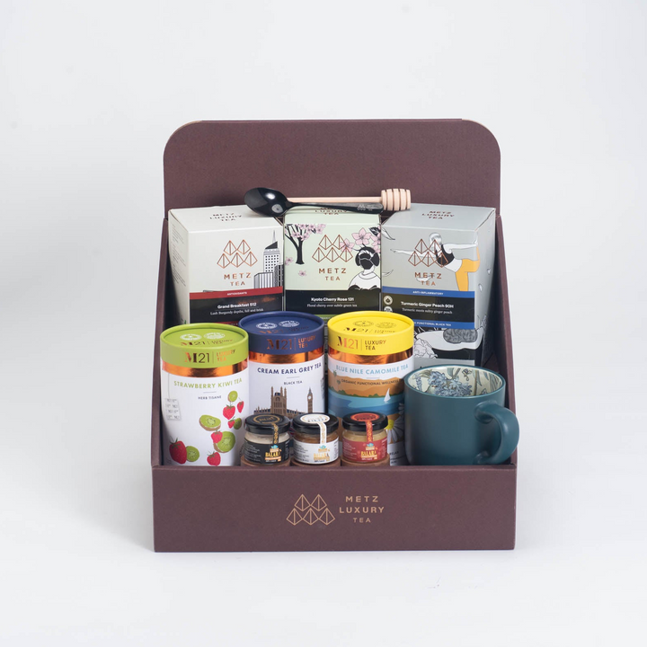 Floral Infused Fruit Tea Hamper Gift Box Set