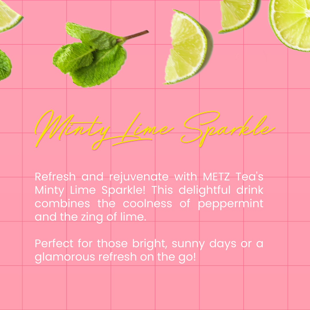 Minty Lime Sparkle 薄荷青檸氣泡茶 (330ml)