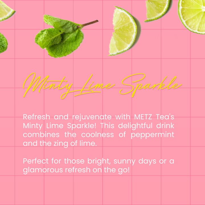 Minty Lime Sparkle 薄荷青檸氣泡茶 (330ml)