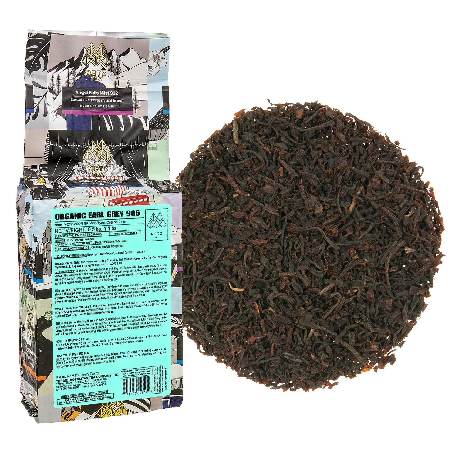 906 有機伯爵紅茶Organic Earl Grey Tea | English Black Tea | Metz